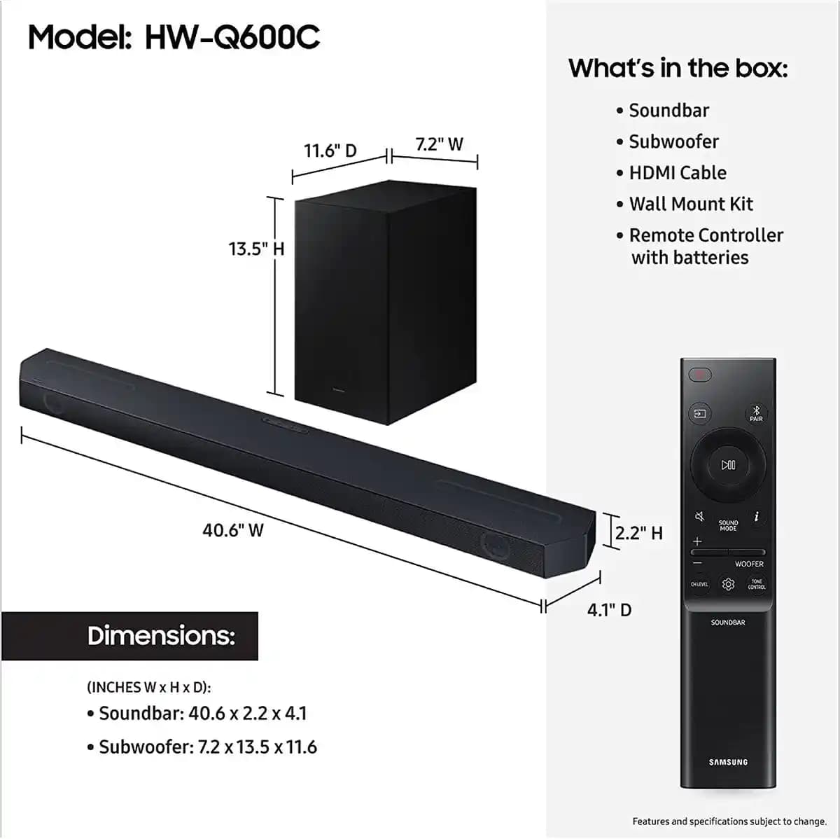 Samsung HW-Q600C Ses Sistemi: Yüksek Performanslı ve Kompakt Ev Sinema Deneyimi