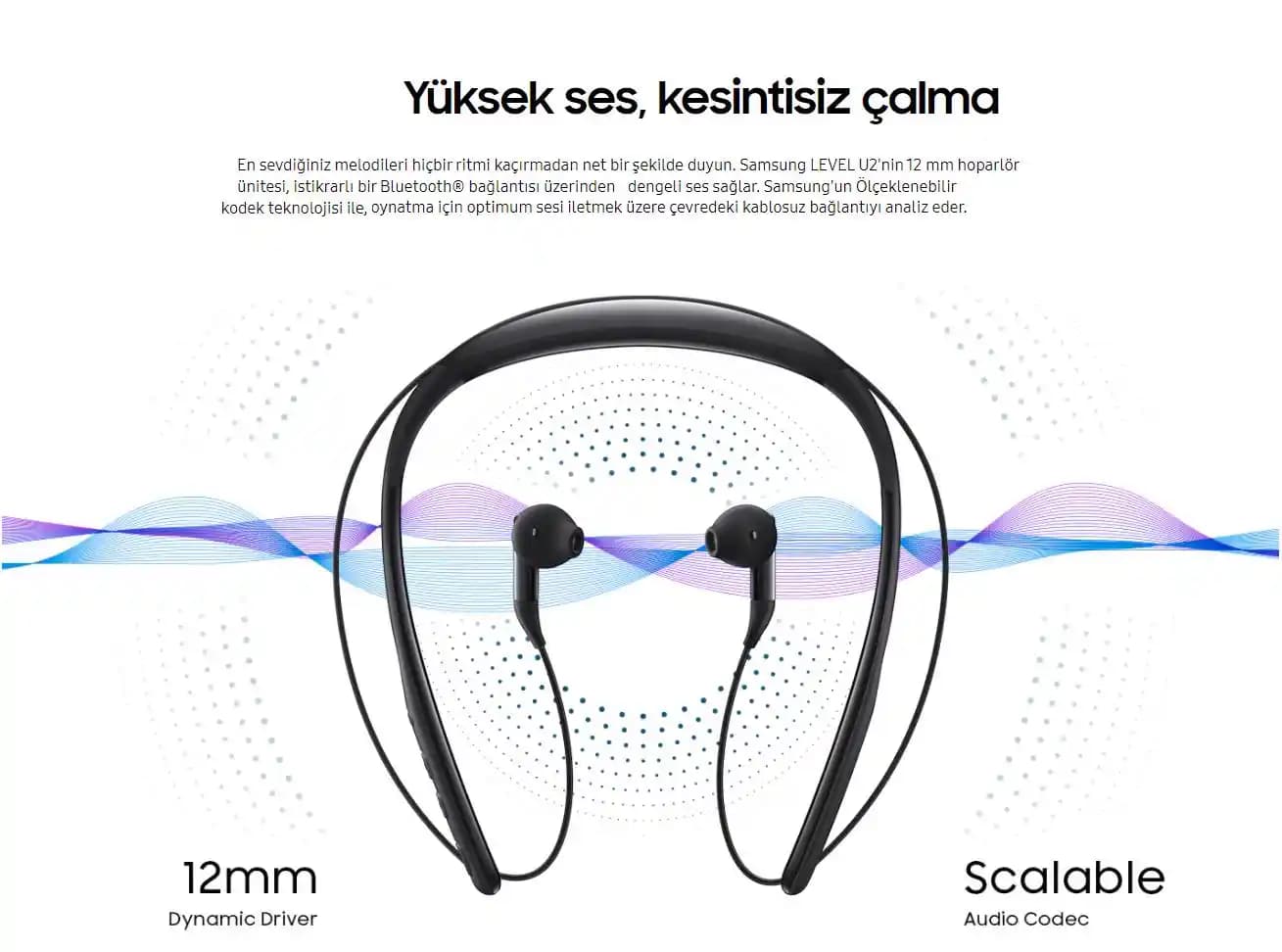 Samsung Level U2 Bluetooth Kulaklık: Yüksek Ses Kalitesi ve Konforlu Tasarım