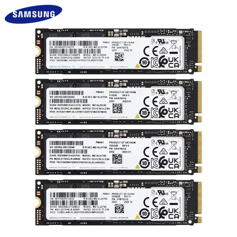 Samsung PM9A1 PCIe 4.0 NVMe SSD ile Yüksek Performans ve Güvenilirlik