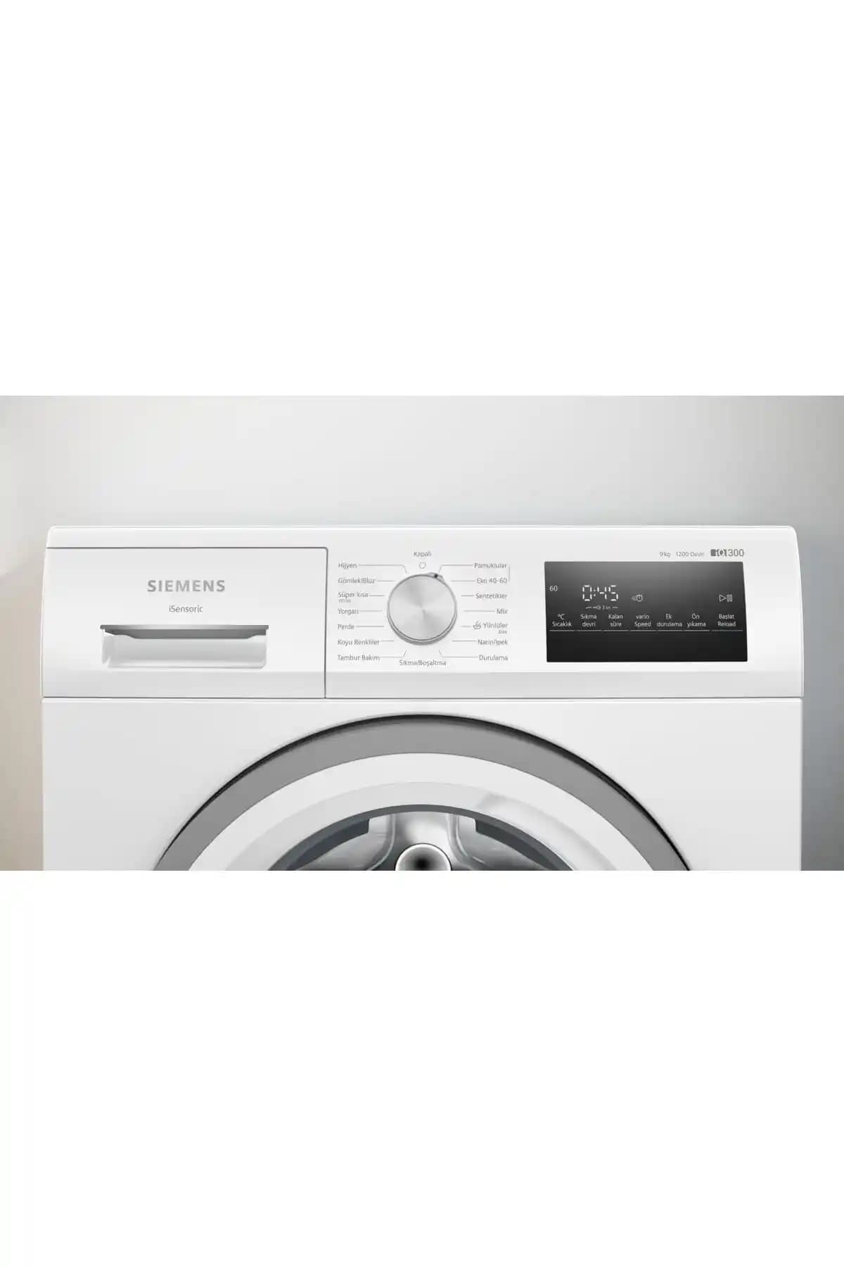 Siemens WM12N200TR Çamaşır Makinesi: Yüksek Performans ve Enerji Verimliliği