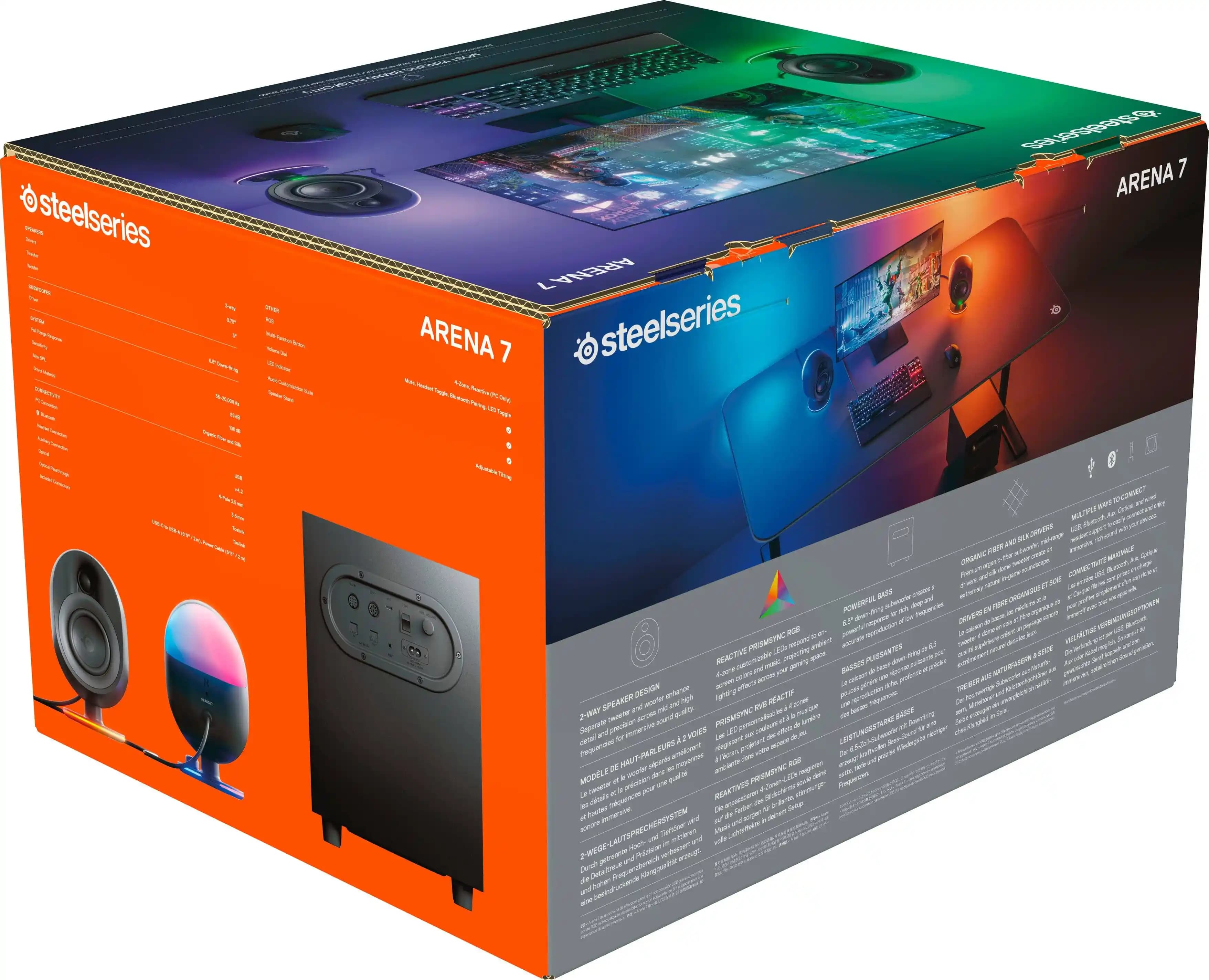 SteelSeries Arena 7: Yüksek Performanslı Oyun ve Multimedia Ses Çözümü
