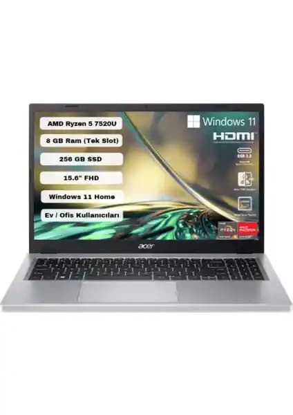 Acer Aspire 3 A315-24P: Güçlü ve Taşınabilir Dizüstü Bilgisayar Özellikleri ve Kullanım Yönergeleri