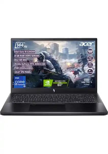 Acer Nitro V 15 ANV15-51: Güçlü Donanım ve Taşınabilirlik ile Oyun ve İş İçin Uygun Laptop