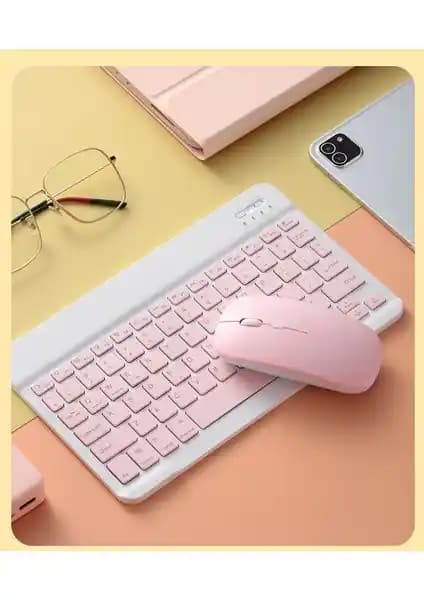 Apera GN-62 Kablosuz Bluetooth Klavye ve Mouse Seti: Hafif, Çoklu Cihaz Desteği ve Uzun Pil Ömrü