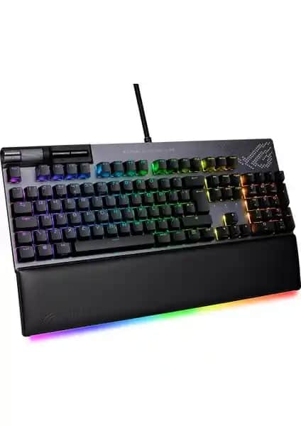 Asus ROG STRIX FLARE II RED Animate RGB Oyuncu Klavyesi Yüksek Performans ve Estetik Özellikleriyle