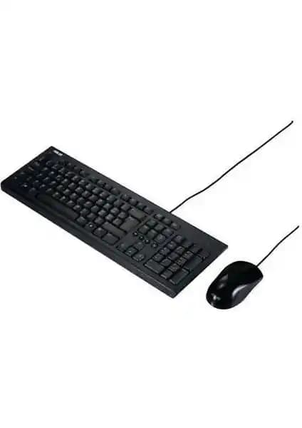 ASUS U2000 Multimedya Kablolu Q Klavye ve Mouse Seti: Ergonomik ve Şık Tasarım Çözümü
