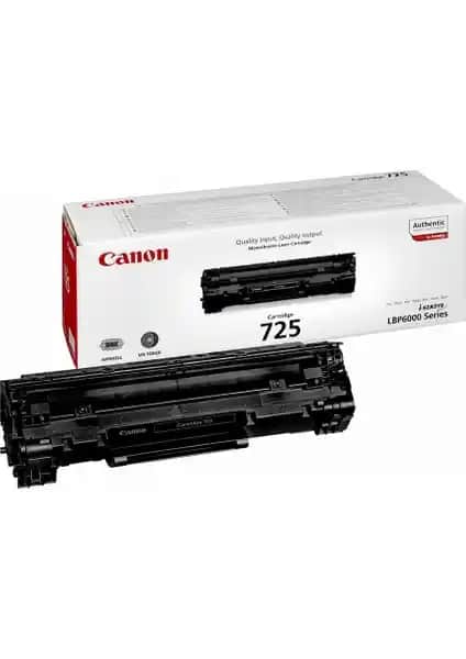 Canon CRG-725 Siyah Toner İncelemesi: Yüksek Kapasiteli ve Güvenilir Baskı Çözümü