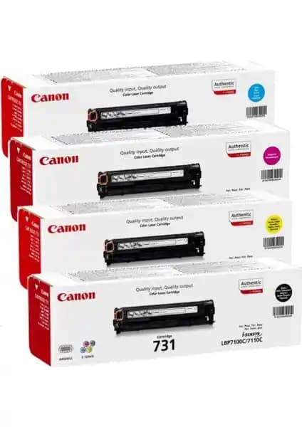 Canon CRG-731 Toner Seti: Yüksek Kalite ve Güvenilirlik İçin Uyumlu Baskı Çözümü