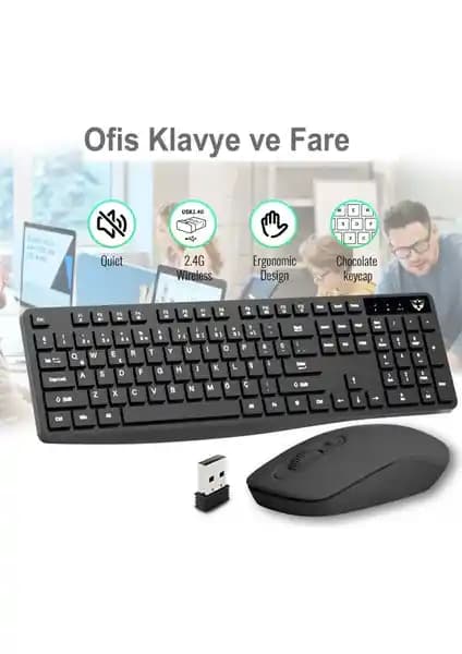 Emtu Life SC601 Kablosuz Klavye ve Mouse Seti: Ofis ve Ev Kullanımı İçin Uygun Çözüm