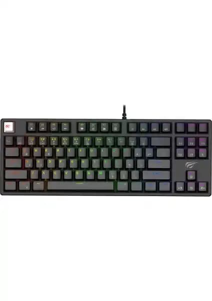 Havit Gamenote KB890L RGB Mekanik Türkçe Q Klavye: Oyun ve Günlük Kullanım İçin Dayanıklı Seçenek