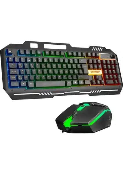 Hytech HKM-X86 Quın Siyah USB Gökkuşağı Zemin Ayarlanabilir Gaming Klavye ve Mouse Seti İncelemesi