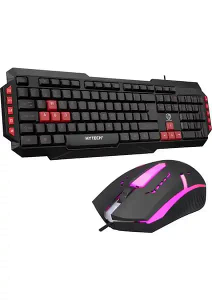 Hytech Hyk-46 Gamy Combo Siyah USB Kırmızı Tuşlu Oyun Klavye ve Mouse Seti İncelemesi