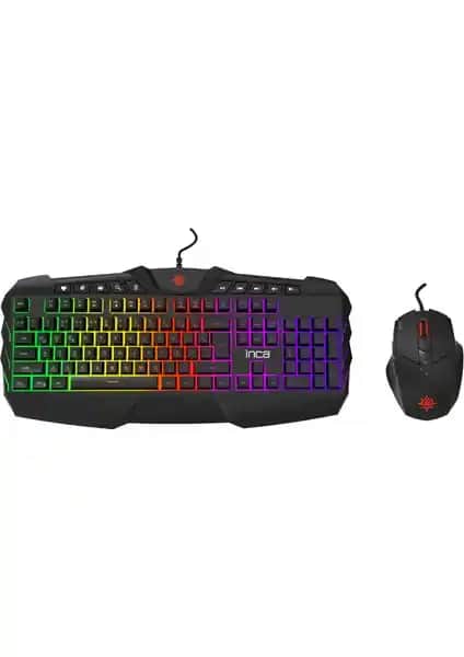 Inca Ruthless IKG-310 Rainbow Effect Oyuncu Gaming Klavye ve Mouse Seti İncelemesi