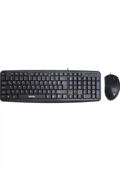 İzoly D5100 Kablolu USB Klavye ve Mouse Seti: Temel ve Güvenilir Ofis Aksesuarı