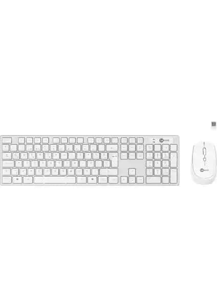 Lecoo KM2001 Kablosuz Türkçe Q Klavye ve Mouse Seti Modern ve Ergonomik Tasarım
