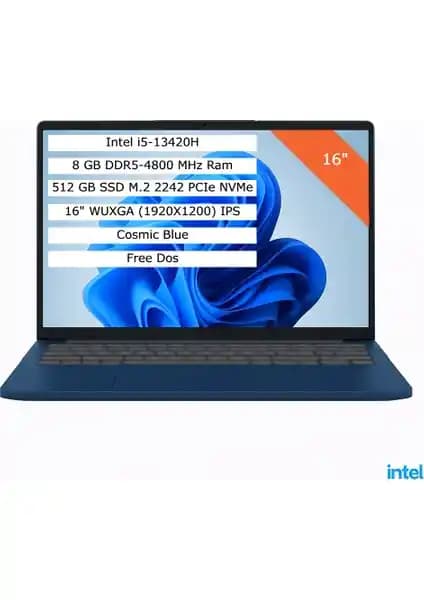 Lenovo Ideapad Slim 3 İnce ve Hafif Tasarımıyla Günlük Kullanım İçin Uygun Bilgisayar