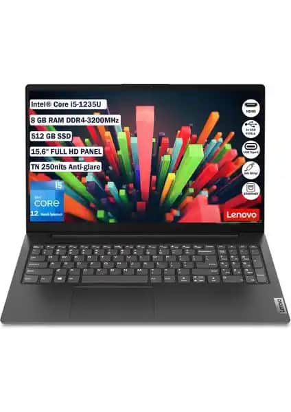 Lenovo V15 G3 Dizüstü Bilgisayar: İşlevsellik ve Taşınabilirlik Özellikleri