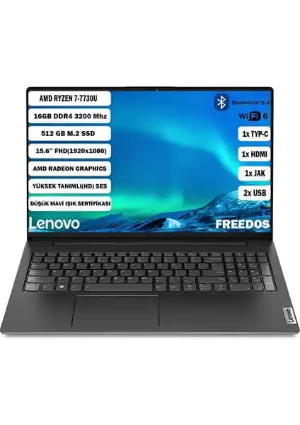 Lenovo V15 G4 ABP İnce ve Hafif Dizüstü Bilgisayar Performansıyla Öne Çıkıyor