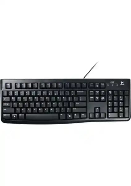 Logitech K120 Kablolu Klavye: Dayanıklı ve Sessiz Kullanım İçin Uygun Model