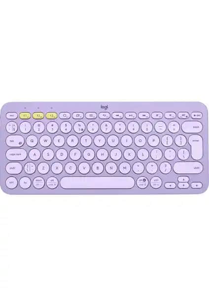 Logitech K380 Kablosuz Bluetooth Türkçe Klavye: Modern Tasarım ve Çoklu Cihaz Uyumu