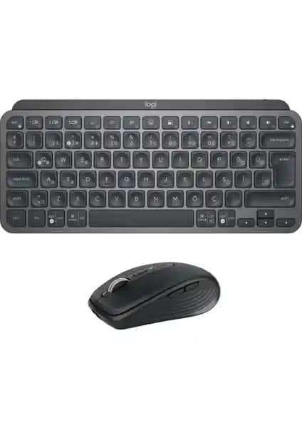 Logitech MX Keys Mini ve MX Anywhere 3 Seti Modern Ofis Çalışmaları İçin Optimize Edilmiş