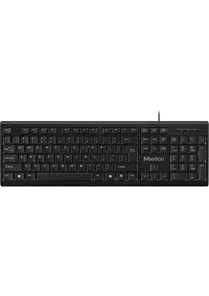 Meetion Kablolu USB Standart Klavye K100: Günlük Kullanım İçin Uygun ve Ekonomik Çözüm
