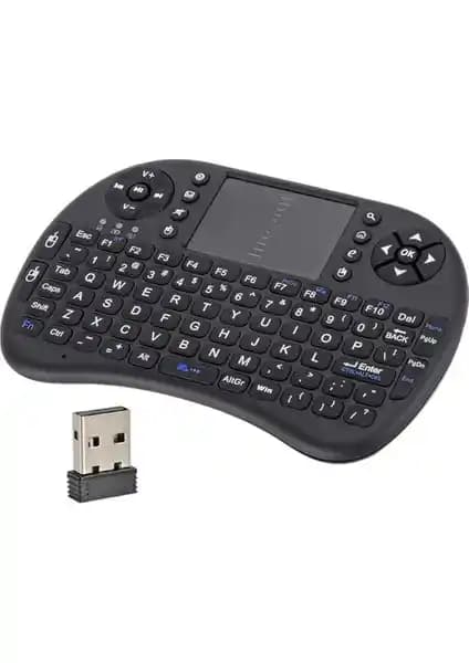 Mi7a Akıllı Tahta ve Televizyonlar İçin Kablosuz LED Işıklı Mini Klavye Çözümü