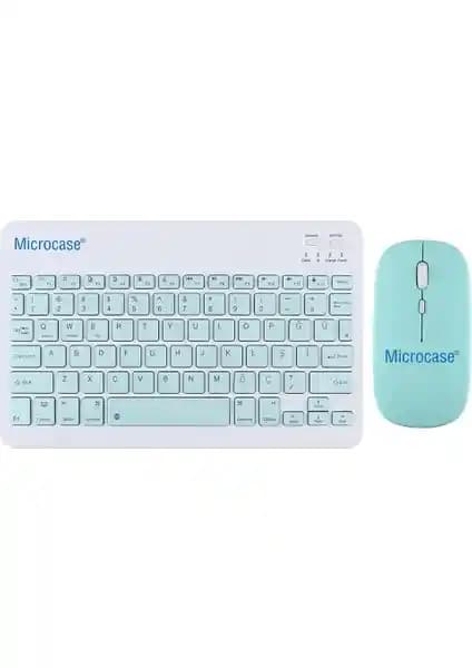 Microcase Bluetooth Klavye ve Mouse Seti, Ergonomik ve Kablosuz Tasarım ile Çoklu Cihaz Uyumu