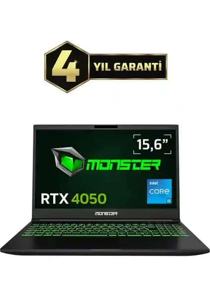 Monster Abra A5 V20.4: Güçlü Donanımıyla Yüksek Performans Sunan Oyun Dizüstü Bilgisayarı