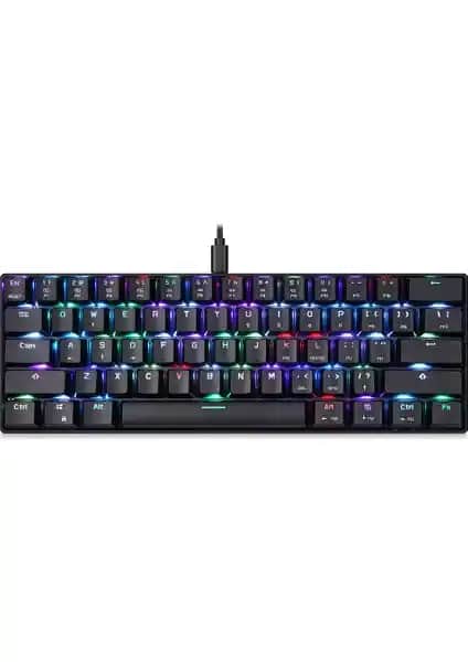 Motospeed CK61 RGB Oyuncu Klavyesi: Dayanıklı ve Kompakt Mekanik Gaming Klavye