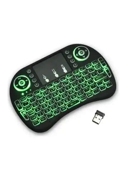 Noveltech Mini Wireless RGB Klavye: Taşınabilir ve Çok Renkli Çoklu Cihaz Uyumluluğu