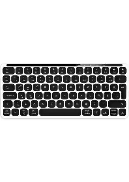 Pusat Business Pro Mini Bluetooth Kablosuz Klavye Gri Modern Tasarım ve Yüksek Performans