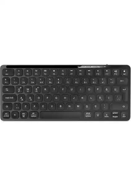 Pusat Business Pro Mini Bluetooth Kablosuz Klavye: Şık ve Dayanıklı Taşınabilir Çalışma Aksesuarı