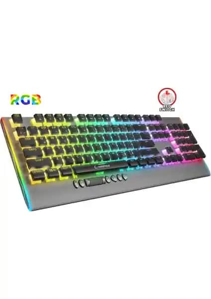 Rampage KB-R211 PRIME RGB Mekanik Gaming Klavye Kristal Red Switch Özellikleri ve İnceleme
