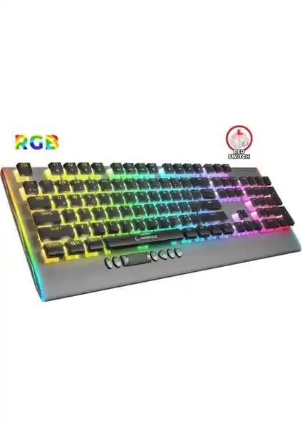 Rampage KB-R211 PRIME RGB Mekanik Gaming Klavye Kristal Red Switch Özellikleri ve İnceleme