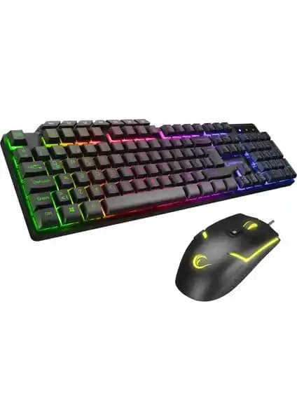 Rampage KM-9858 Jazzy Siyah Rainbow Backlight Gaming Klavye ve Mouse Seti İncelemesi