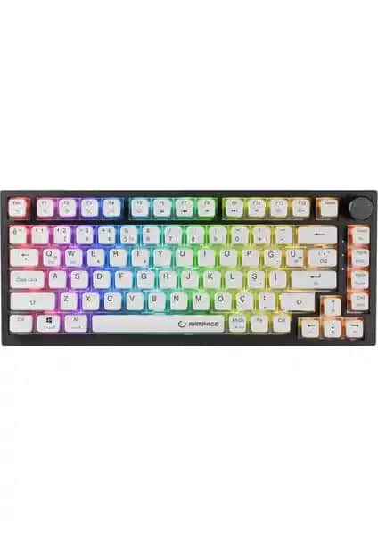 Rampage Zenith Pro Siyah Hot Swap 8000 Hz Klavye: Yüksek Performans ve Estetik Birlikteliği