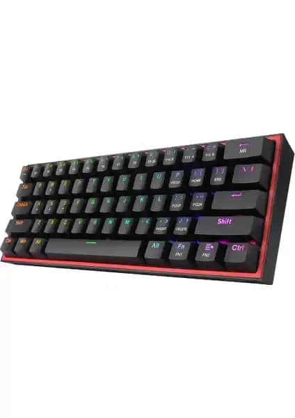 Redragon K617-RGB Fızz Mekanik Klavye: Kompakt ve Özelleştirilebilir Oyun Klavyesi