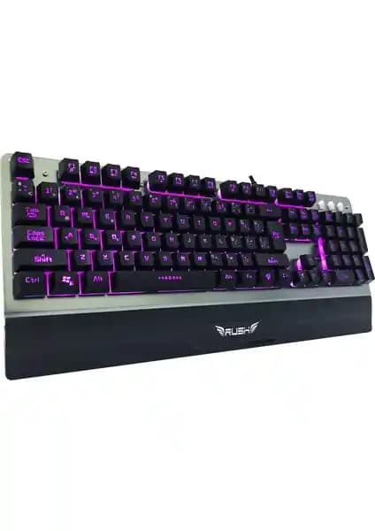 Rush RK701 Metal Mekanik Hisli Işıklı Oyun Klavyesi İncelemesi ve Özellikleri
