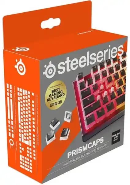 SteelSeries Prism Caps Siyah Tuş Takımı - Dayanıklı ve Estetik Mekanik Klavye Aksesuarı