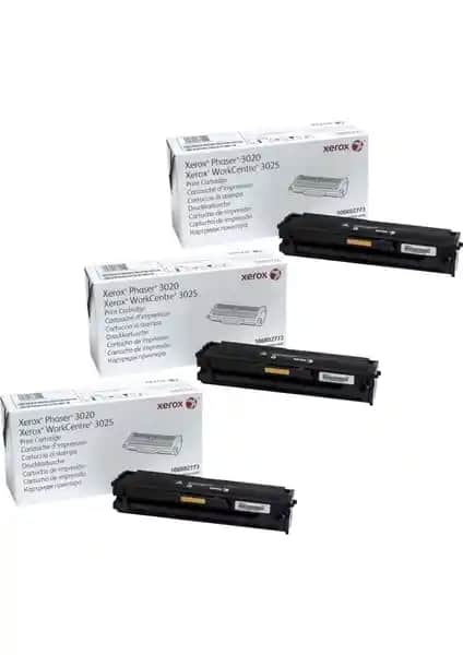 Xerox Phaser 3020 106R02773 Toner Seti: Yüksek Kapasiteli ve Güvenilir Baskı Çözümü