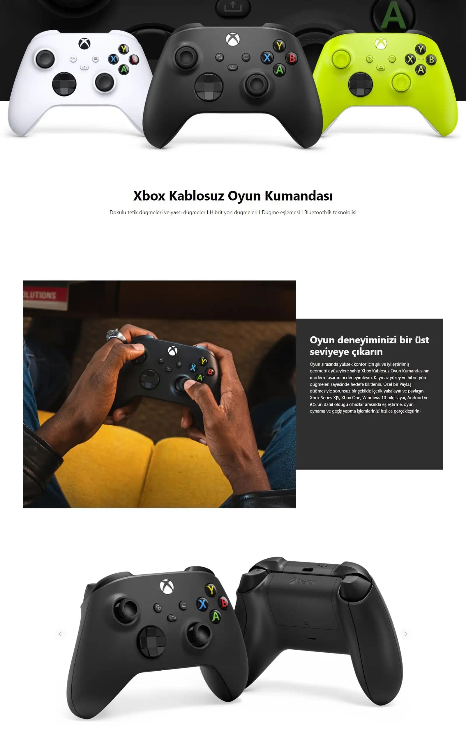 10. Nesil Xbox Kontrolcüleriyle Oyuncu Deneyimini Yükseltin ve Teknolojide Öne Geçin