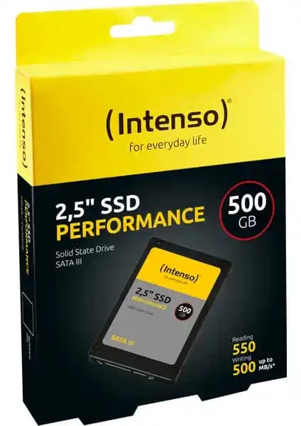 Intenso Performance 500GB ve Kioxia Exceria 480GB SSD'lerin detaylı karşılaştırması