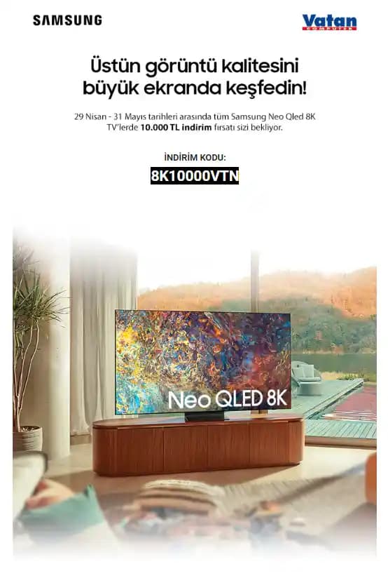 Vatan Bilgisayar'da Samsung TV ile Evde Akıllı Eğlence Deneyimi Geliştirme