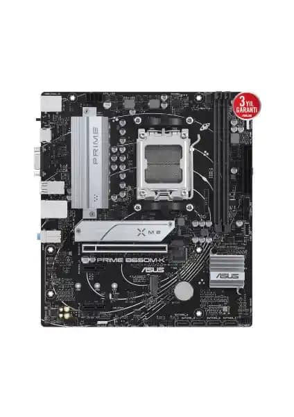 ASUS PRIME B650M-K Anakartı: Yüksek Performans ve Çok Yönlü Bağlantı Seçenekleri