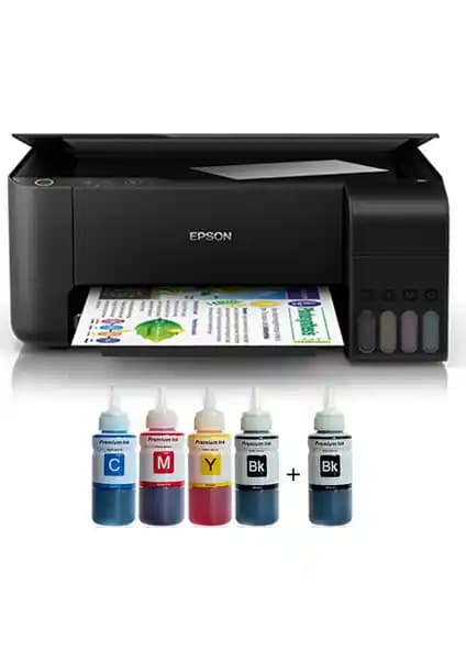 Epson Tanklı L3150 Fotoink Muadil Mürekkep Tanklı Yazıcı Yüksek Kaliteli Baskı Çözümü