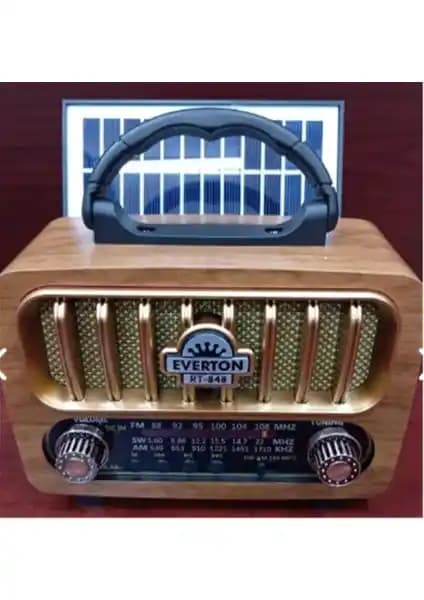 Everton RT-848 Güneş Enerjili Bluetooth Radyo: Sürdürülebilir ve Çok Fonksiyonlu Ses Cihazı