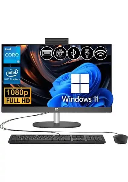 HP ProOne 240 G10 All-in-One Bilgisayar: Güçlü ve Şık İş ve Ev Kullanımı Çözümü