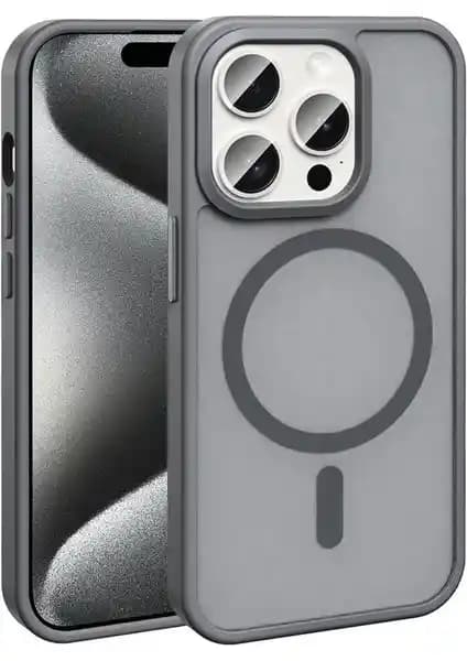 Fibaks iPhone 15 Pro Kılıfı: Kamera Çevresini Kapsayan Koruma ve MagSafe Uyumlu Mat Yüzey