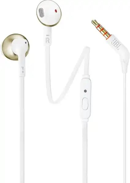 JBL T205 CT IE Champagne-White Kulaklık İncelemesi: Tasarım, Ses Dengesi ve Konfor